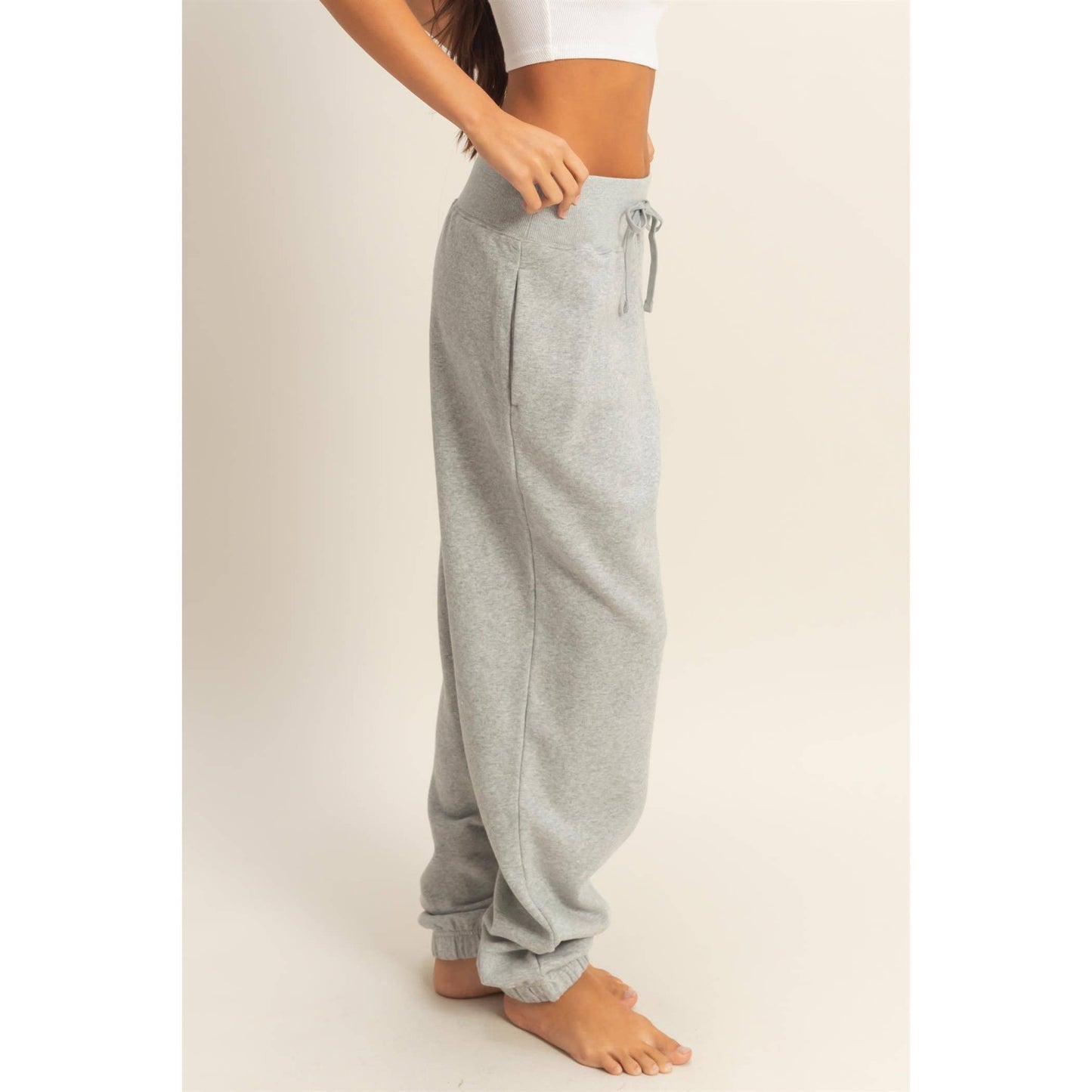 High-Waist Jogger Pants