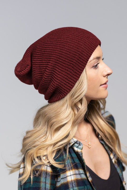Slouchy Knit Beanies Hats