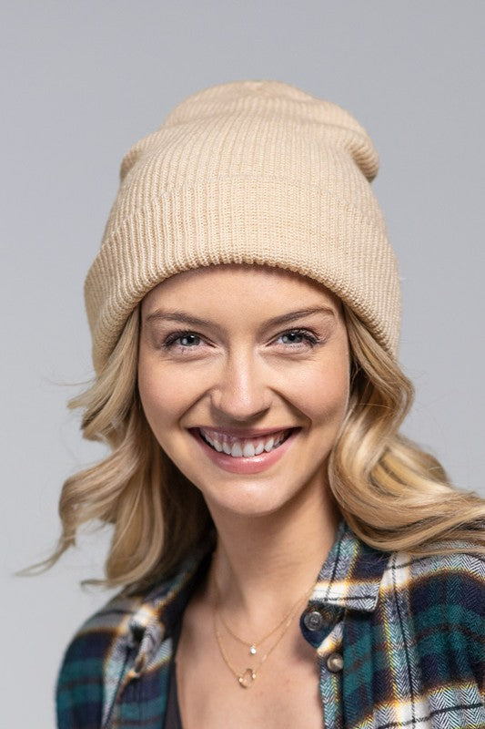 Slouchy Knit Beanies Hats