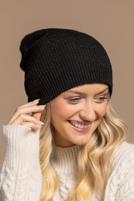 Slouchy Knit Beanies Hats