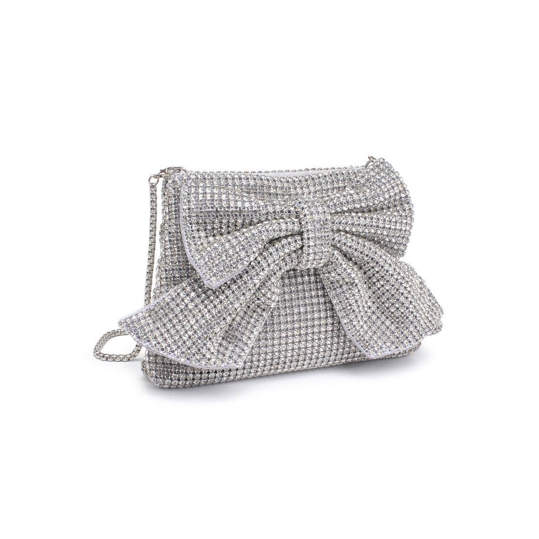 Gretchen Evening Bag: Silver