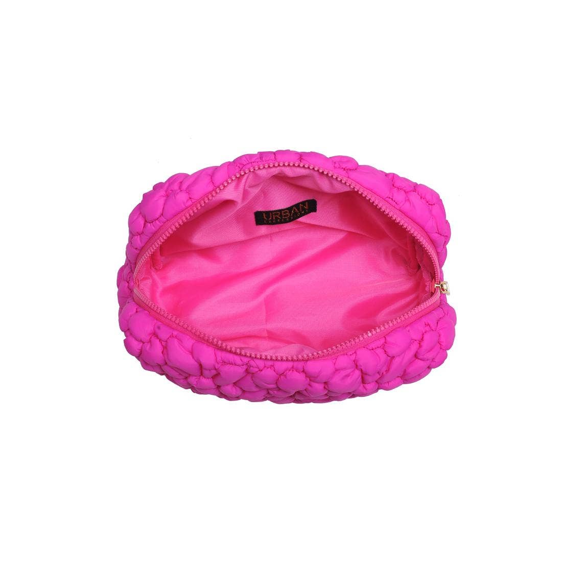 Flora Pop - Nylon Cosmetic Pouch: Fuchsia