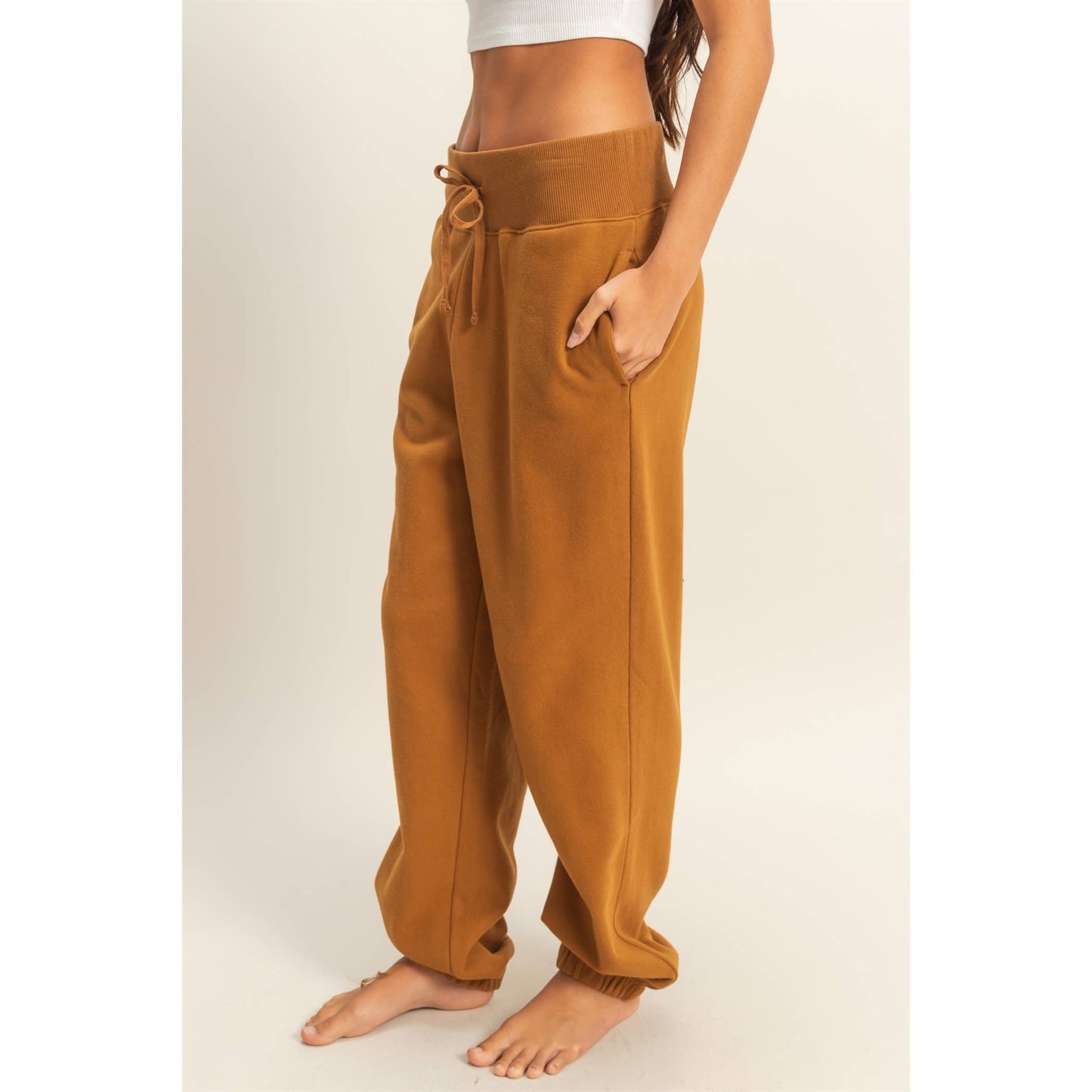 High-Waist Jogger Pants