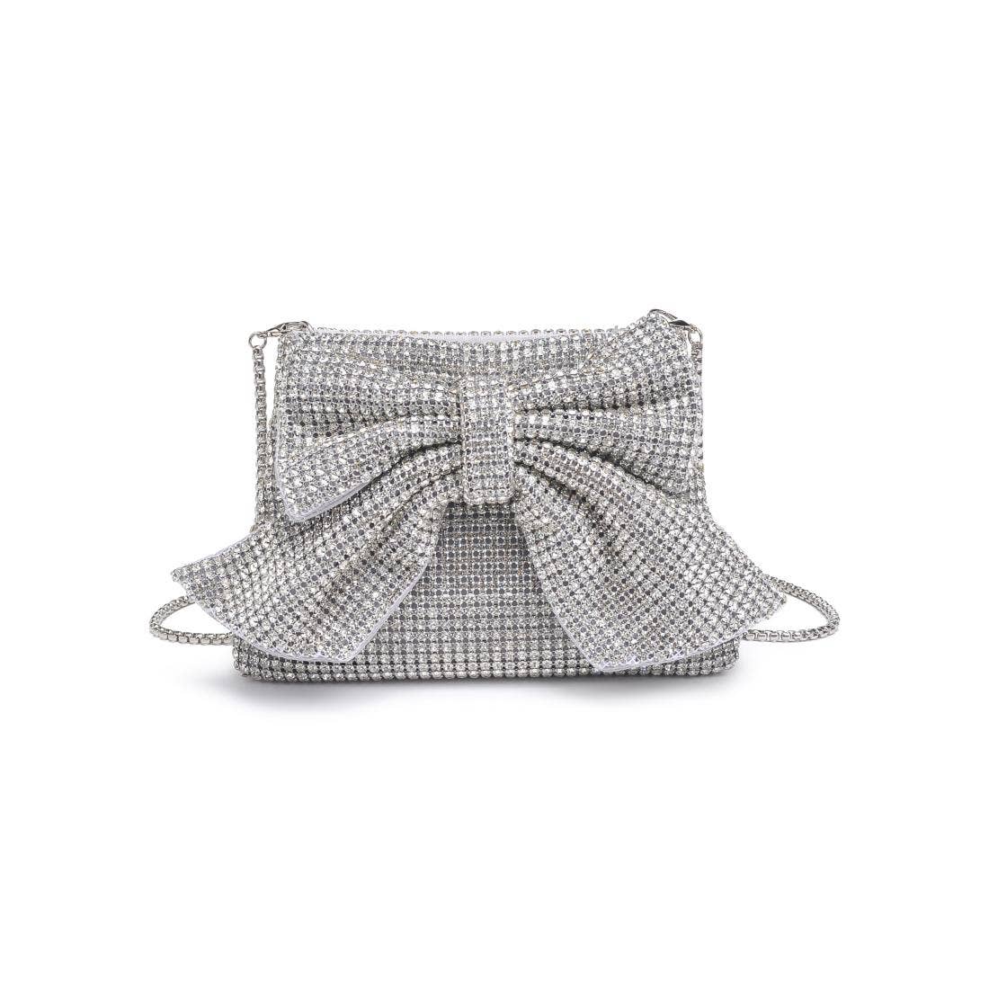 Gretchen Evening Bag: Silver