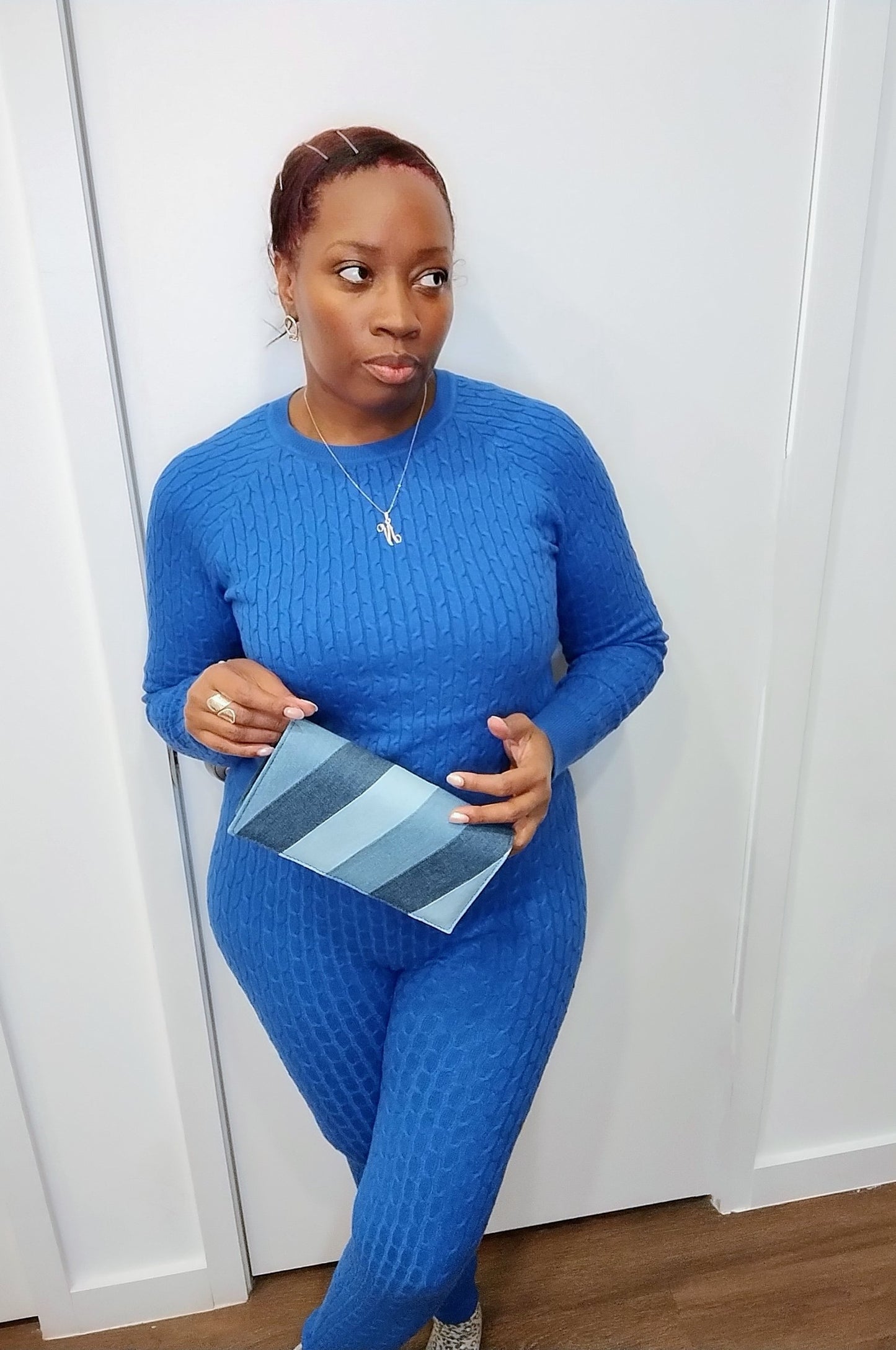 `Tisa Denim Crossbody handbag