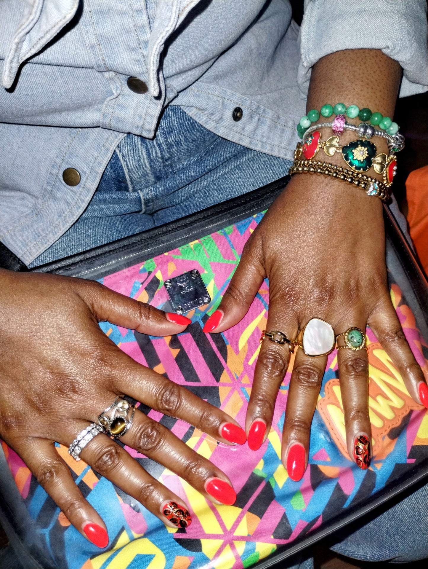 18kt gpld plated rings