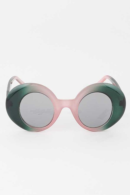 Retro Oversized Round Sunglasses