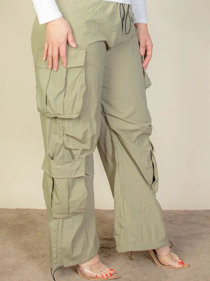 Parachute Jogger Plus Size Pants