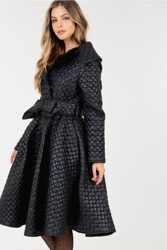 Quilted Swing Coat (PRE ORDER INSTOCK DATE 12/6)